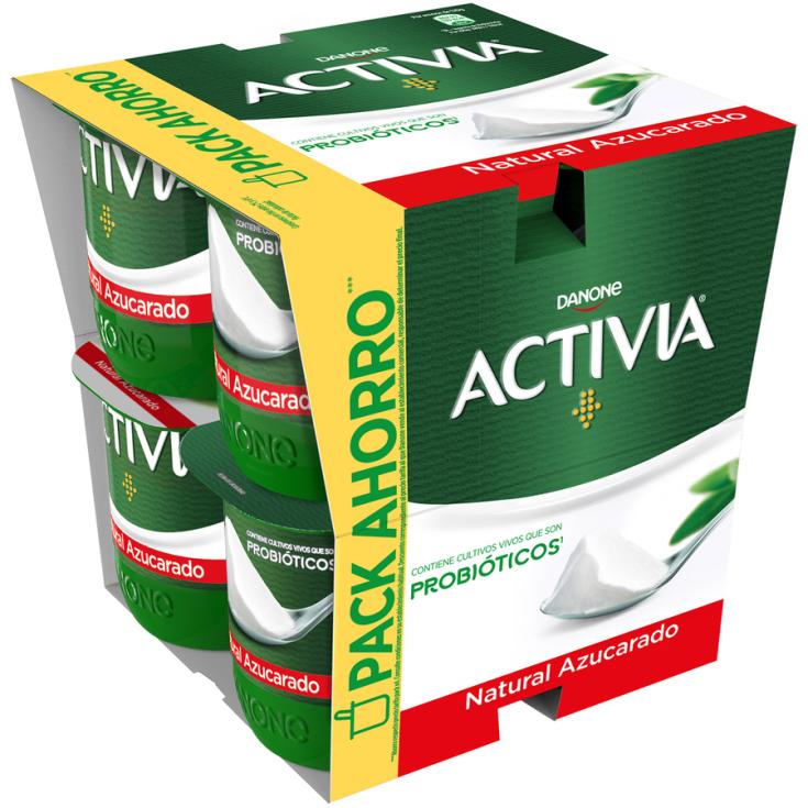 ACTIVIA NATURAL AZUCARADO ,8X120G DANONE