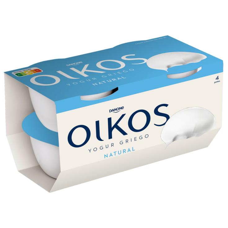 YOGUR GRIEGO NATURAL, 4X115GR OIKOS