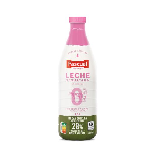 LECHE DESNATADA, 1,5L PASCUAL