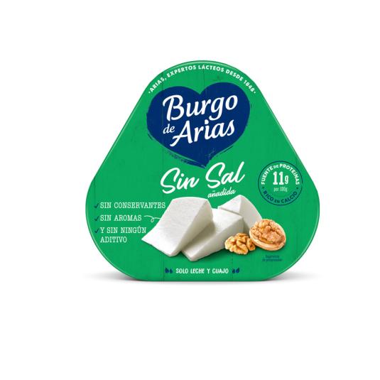 QUESO BURGOS MINI SIN SAL, 216G ARIAS