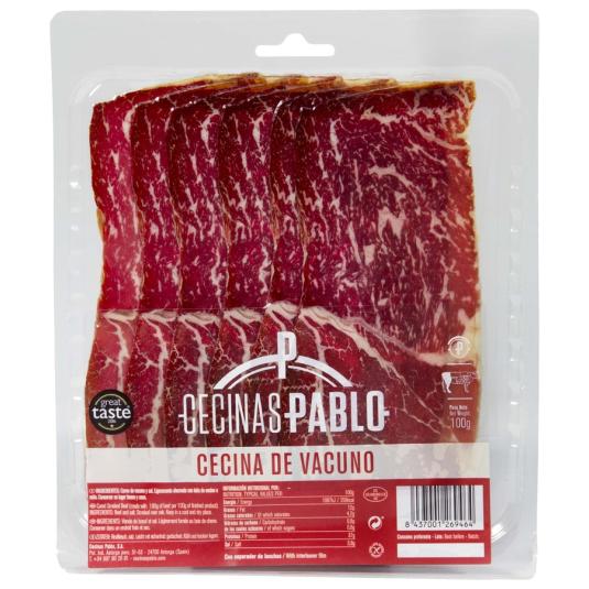 LONCHAS DE CECINA DE VACA, 100G PABLO