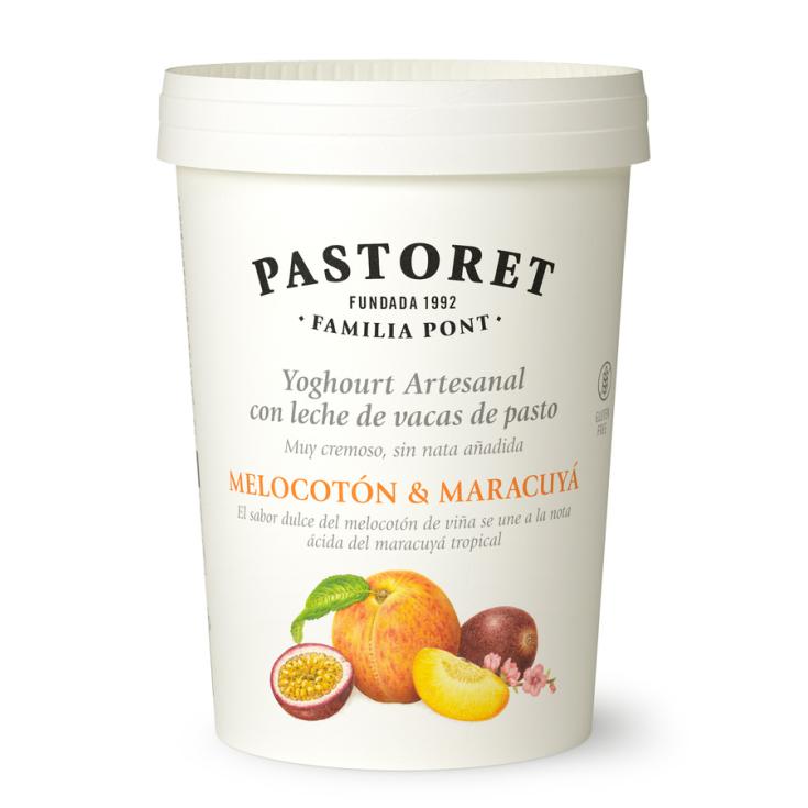 YOGUR CON MELOCOTON-MARACUYA, 500G PASTORET