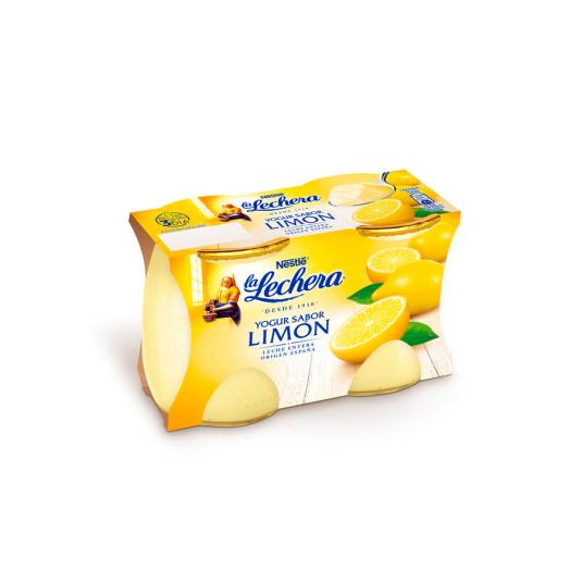 YOGUR SABOR LIMON PACK 2, 250G LA LECHERA