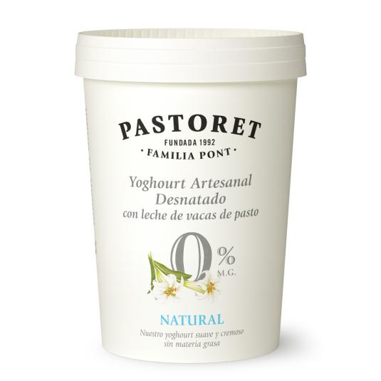 YOGUR NATURAL 0% , 500G PASTORET