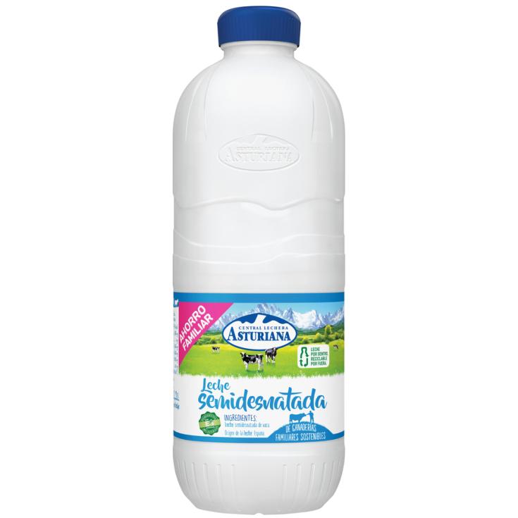 LECHE SEMIDESNATADA, 2,2L ASTURIANA