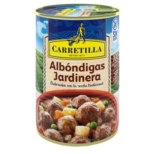 ALBONDIGAS JARDINERA, 415GR CARRETILLA