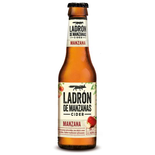 SIDRA BOTELLA, 250ML LADRON DE MANZANAS