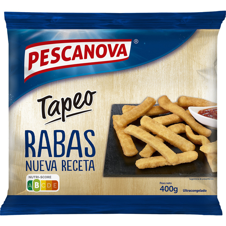 RABAS DE CALAMAR REBOZADAS, 400 G  PESCANOVA