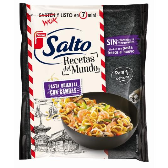 SALTO PASTA ORIENTAL CON GAMBAS , 350G FINDUS 