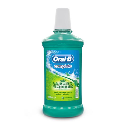 ENJUAGUE BUCAL COMPLETE MENTA FRESCA,500 ORAL B